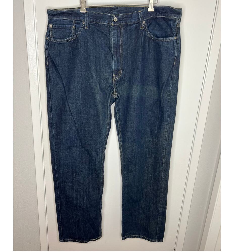 Levi's 559 Men's Relaxed Straight Jeans Dark Blue ~ Size 42x34
